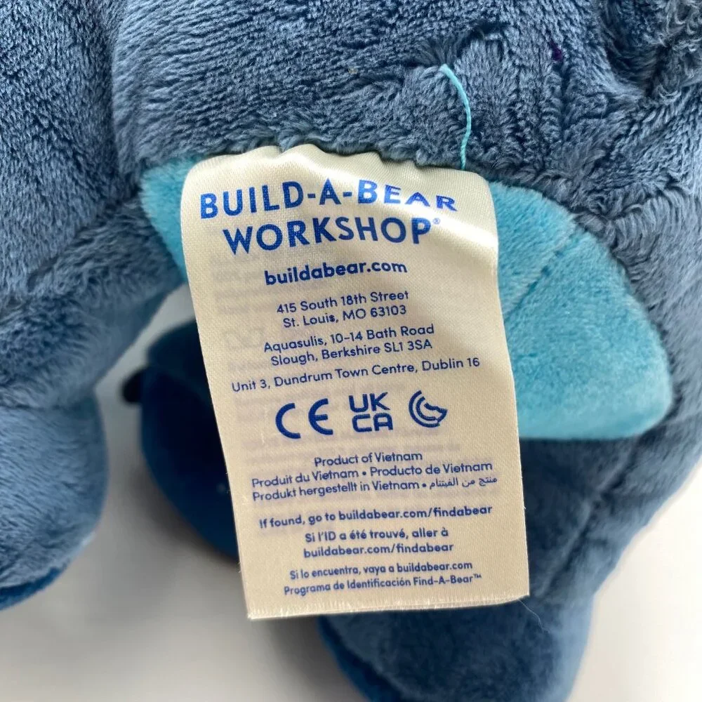 Disney Lilo & Stitch Build A Bear Stitch Plush 13" Stuffed Animal Toy with Sound - Picture 10 of 11